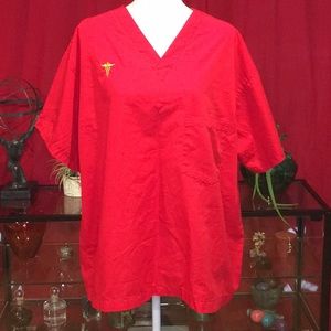 All Heart Red Scrubs Unisex Size Large
